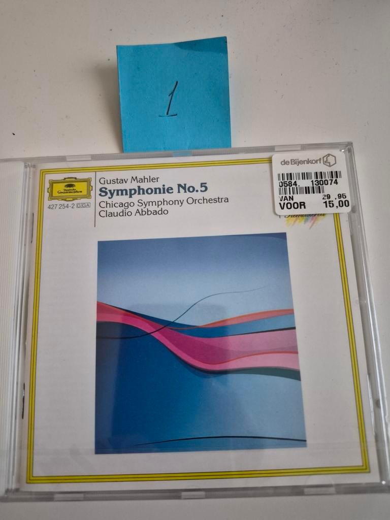 Gustav Mahler - Symfonie No. 5 - Chicago Symphony Orchestra, Ophalen of Verzenden, Romantiek, Zo goed als nieuw, Orkest of Ballet