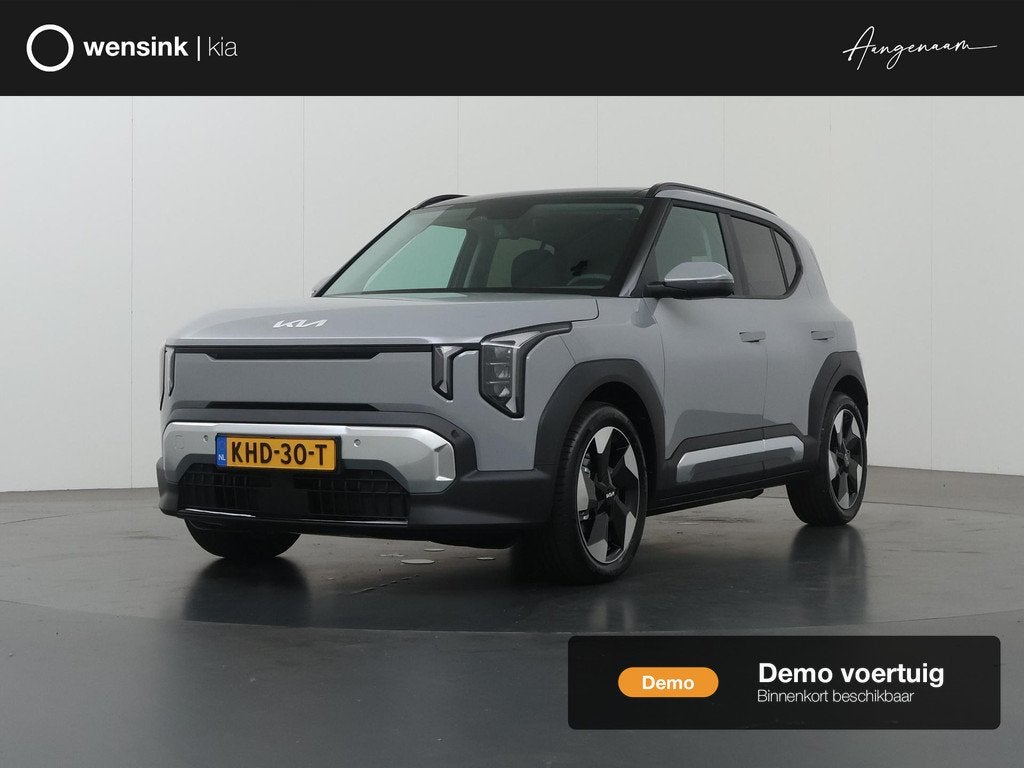 Kia EV2 Plus Advanced 42.2 kWh 4p. | Glazen schuif-/kantelda, Auto's, Kia, Stof, Automatische klimaatregeling, 4 stoelen, Origineel Nederlands