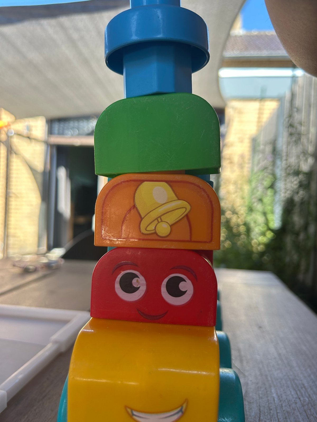 Blokken Trein met letters en cijfers, Ophalen, Gebruikt, Overige merken