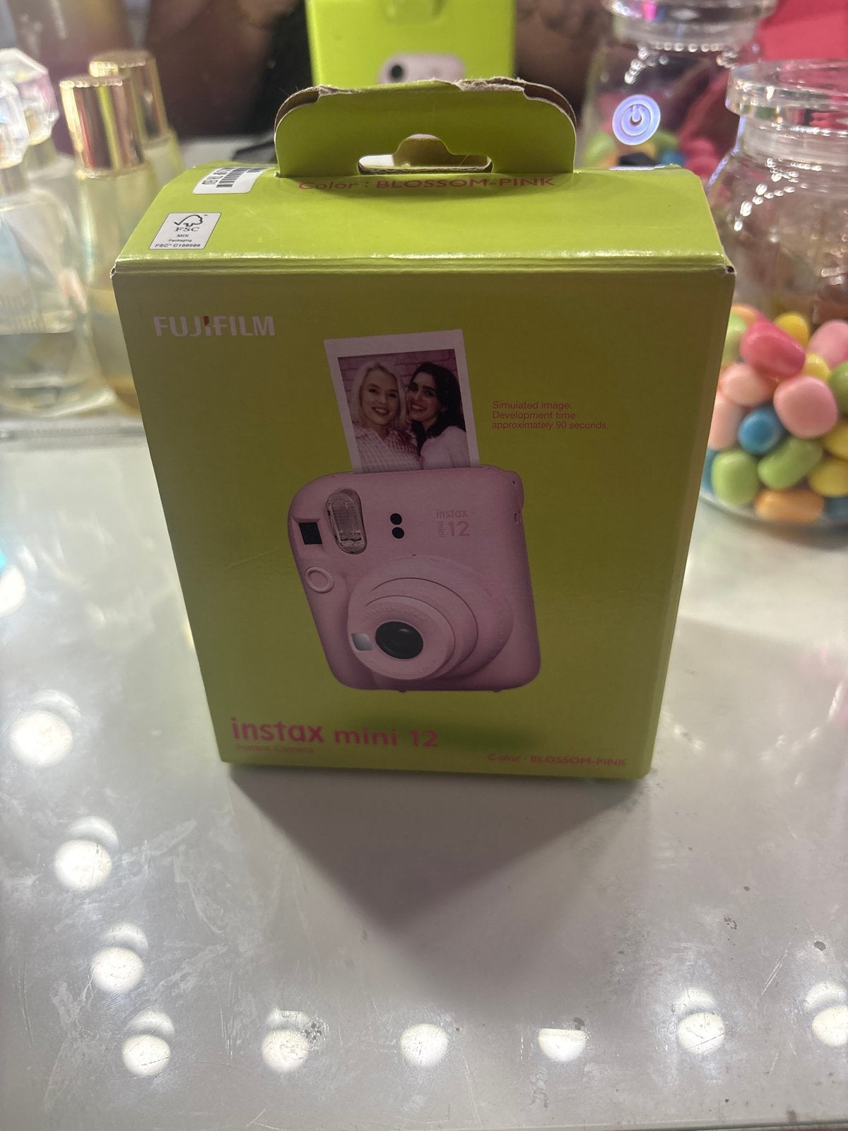 Fujifilm Instax Mini 12 Instant Camera - Blossom Pink, Audio, Tv en Foto, Fotocamera's Digitaal, Instant camera, Zo goed als nieuw