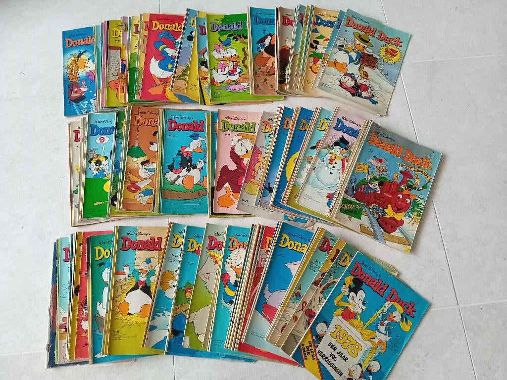 Jaargang Donald duck 1979 en 1980., Europa, Ophalen of Verzenden, Zo goed als nieuw, Meerdere comics