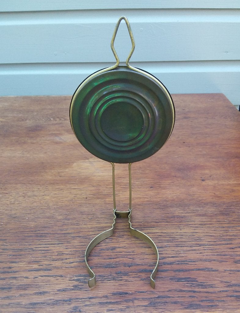 Spiegel voor olielamp, Ophalen of Verzenden, Koper