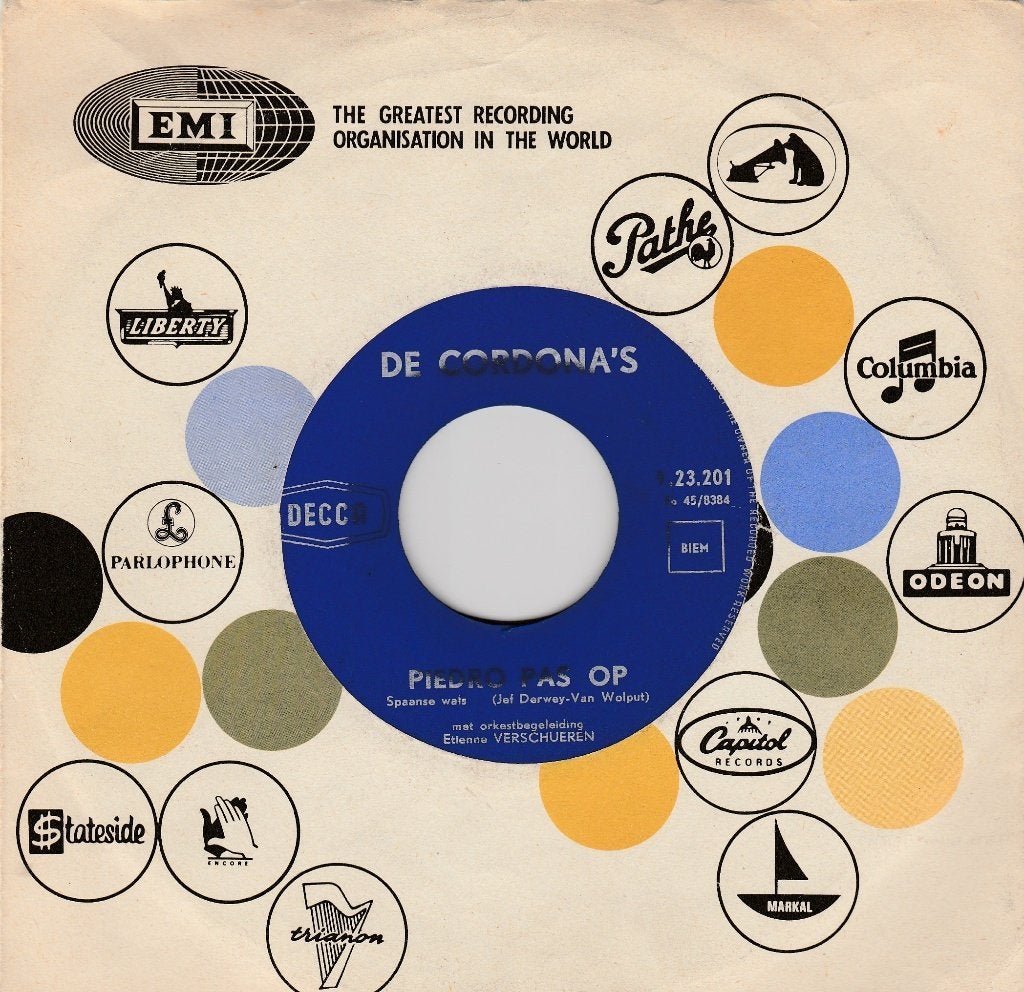 De Cordona's - Het Ezeltje Van Seragossa / Piedro pas op, Gebruikt, Overige genres, 7 inch, Ophalen of Verzenden