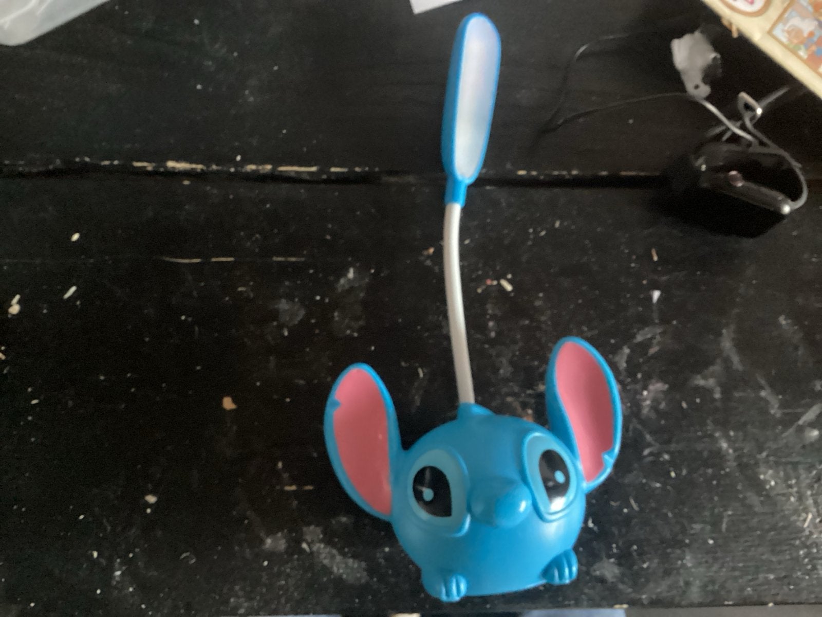 Stitch Bureaulamp met Puntenslijper en bakje, Overige merken, Gebruikt, Kunststof, Overige fittingen