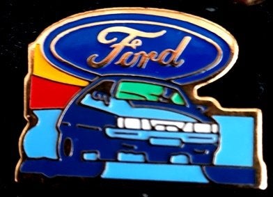 Ford Mondeo pin- kleurrijk, Verzenden, Nieuw, Transport, Speldje of Pin