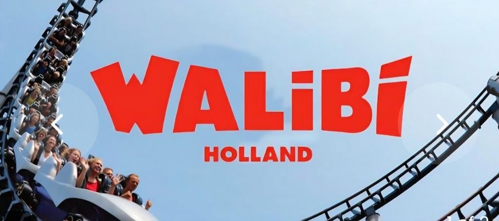 2 Entreetickets voor Walibi Holland op zondag 14 juni, Twee personen, Ticket of Toegangskaart