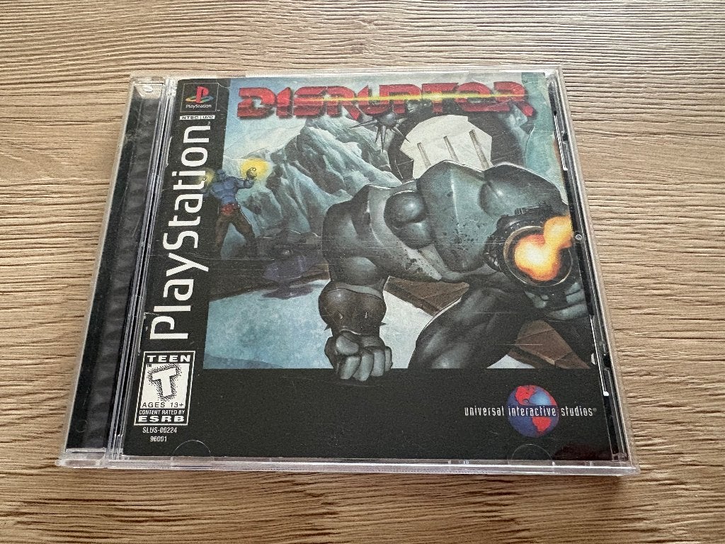 Disruptor Playstation 1 NTSC, Gebruikt, Shooter, 1 speler, Ophalen of Verzenden
