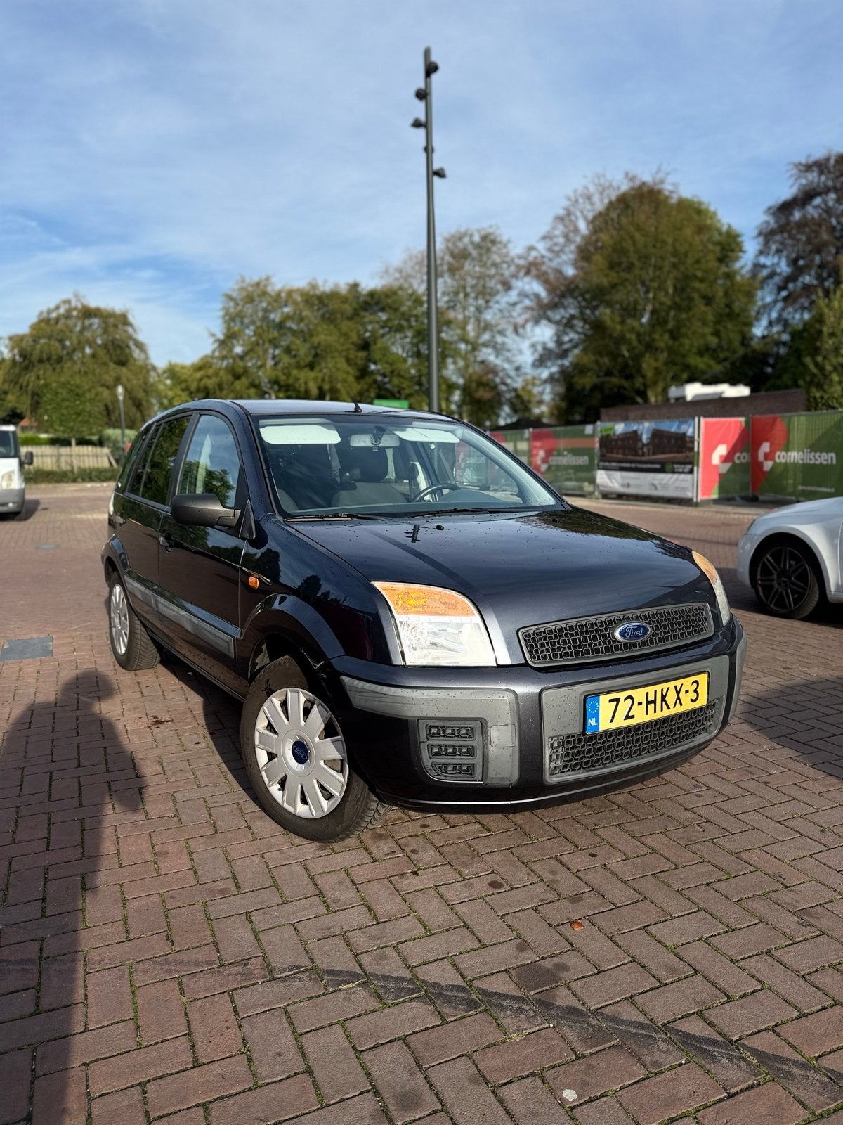 Ford Fusion 1.4 16V 2008 Grijs, Auto's, Voorwielaandrijving, Dealer onderhouden, 49 €/maand, Origineel Nederlands