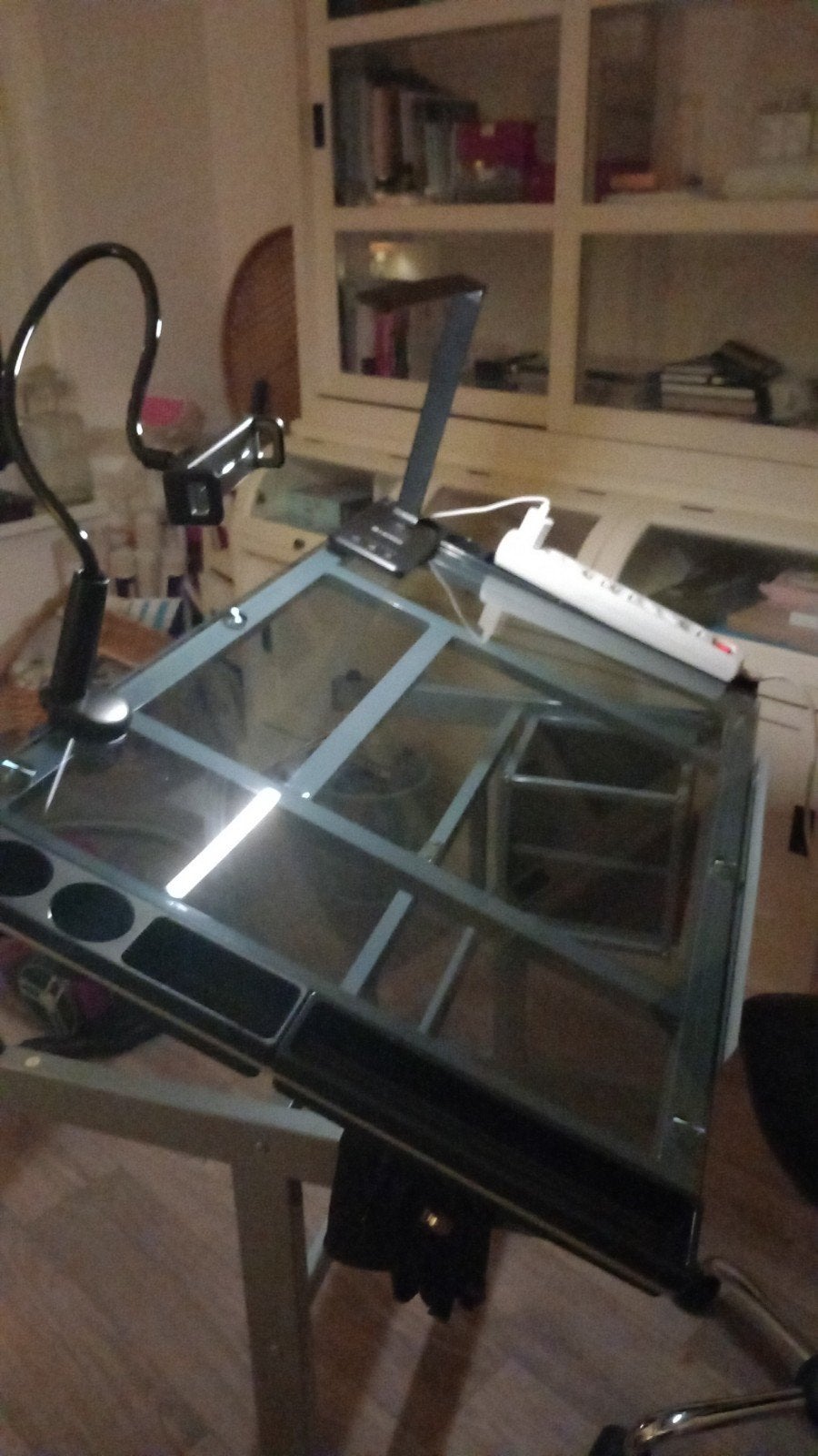 Tekentafel met zadelkruk, zo goed als nieuw, Ophalen, Zo goed als nieuw, Overige typen