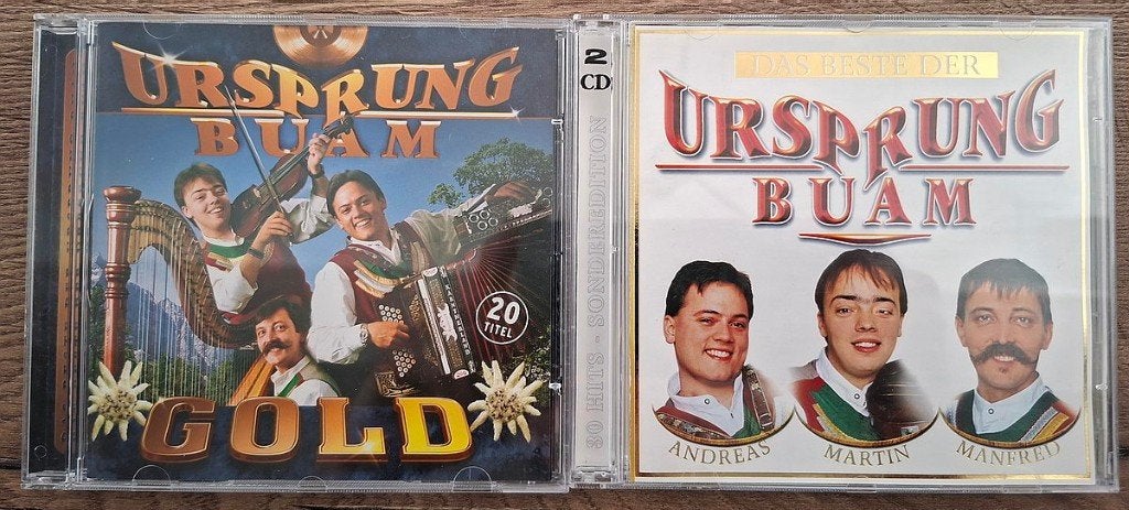 2 st. CD Ursprung Buam, Ophalen, Gebruikt