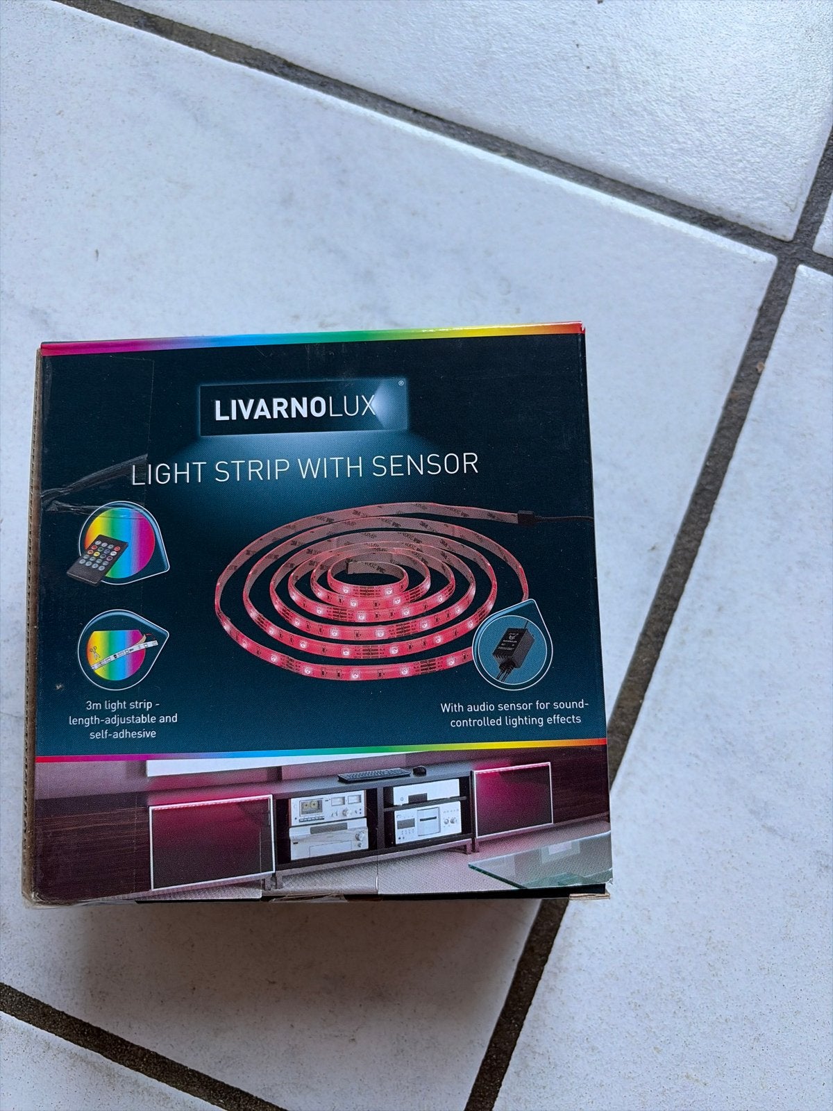 LIVARNOLUX LED Lichtstrip met Sensor - 3m, Ophalen of Verzenden, Nieuw