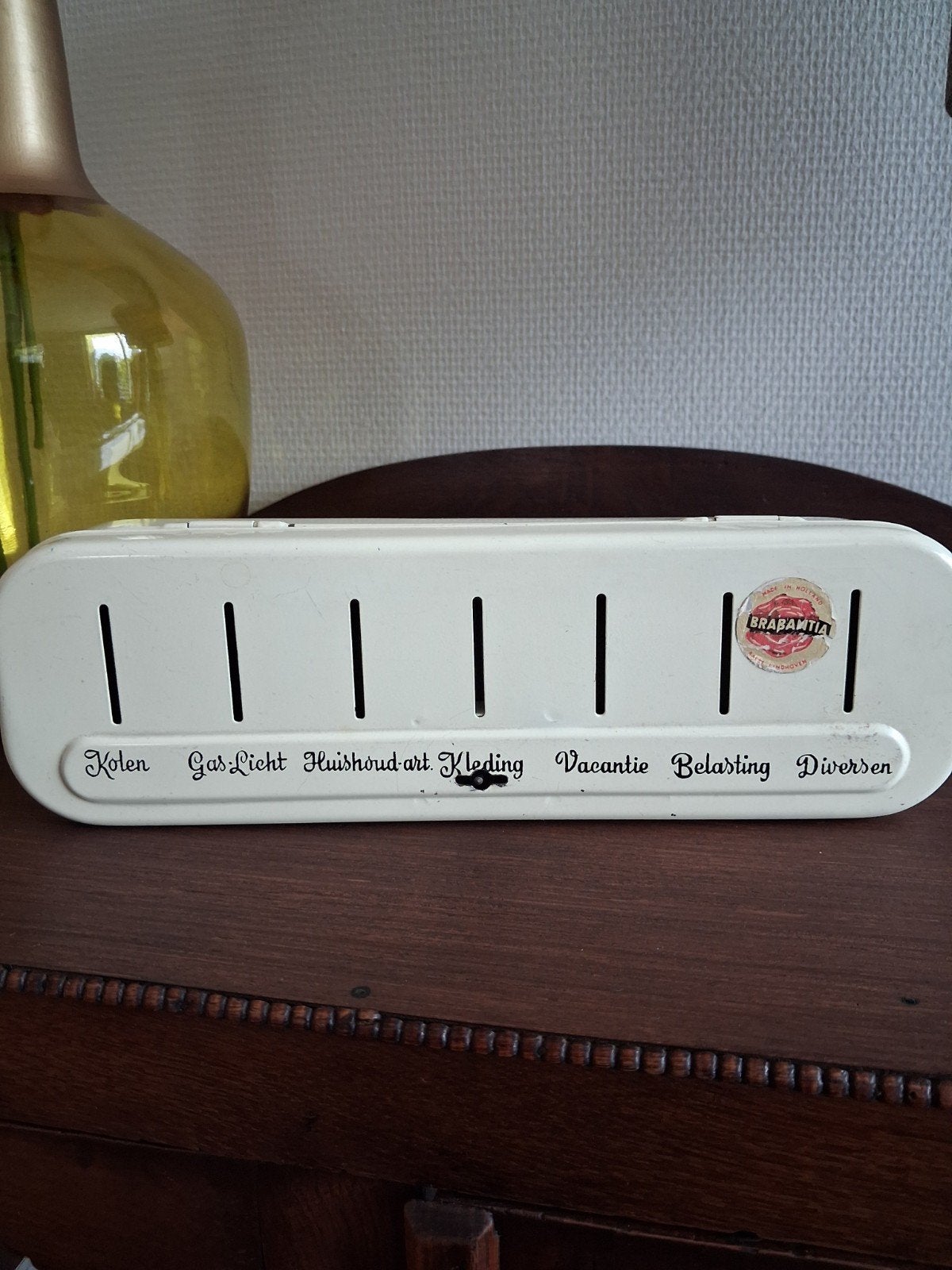Vintage Brabantia Spaarpot / Budgetbox - Jaren '50/'60, Ophalen of Verzenden