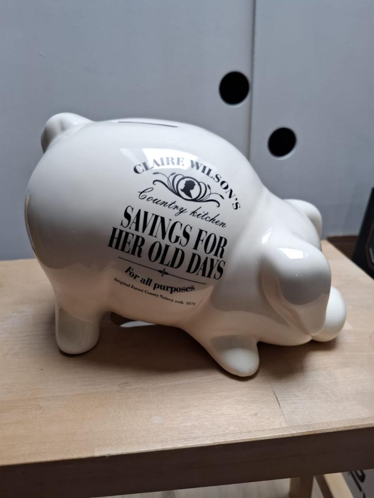 Claire Wilson's spaarvarken, Ophalen, Steen, Aardewerk of Keramiek, Dier