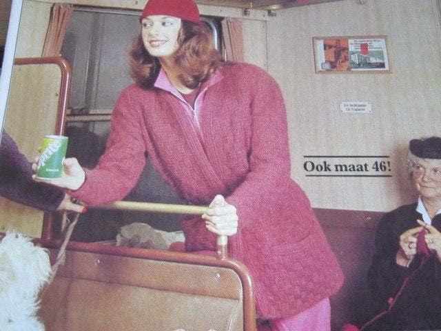 Haakpatroon  Vest 34 tot 46   nr 412 do, Verzenden, Nieuw, Haken, Patroon of Boek