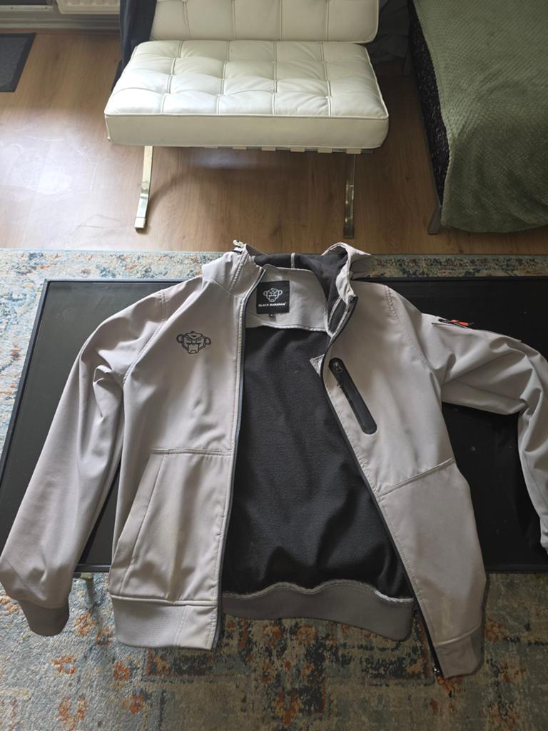 Black Bananas Softshell Jas Maat M Grijs, Maat 48/50 (M), Ophalen of Verzenden, Zo goed als nieuw, Black Bananas