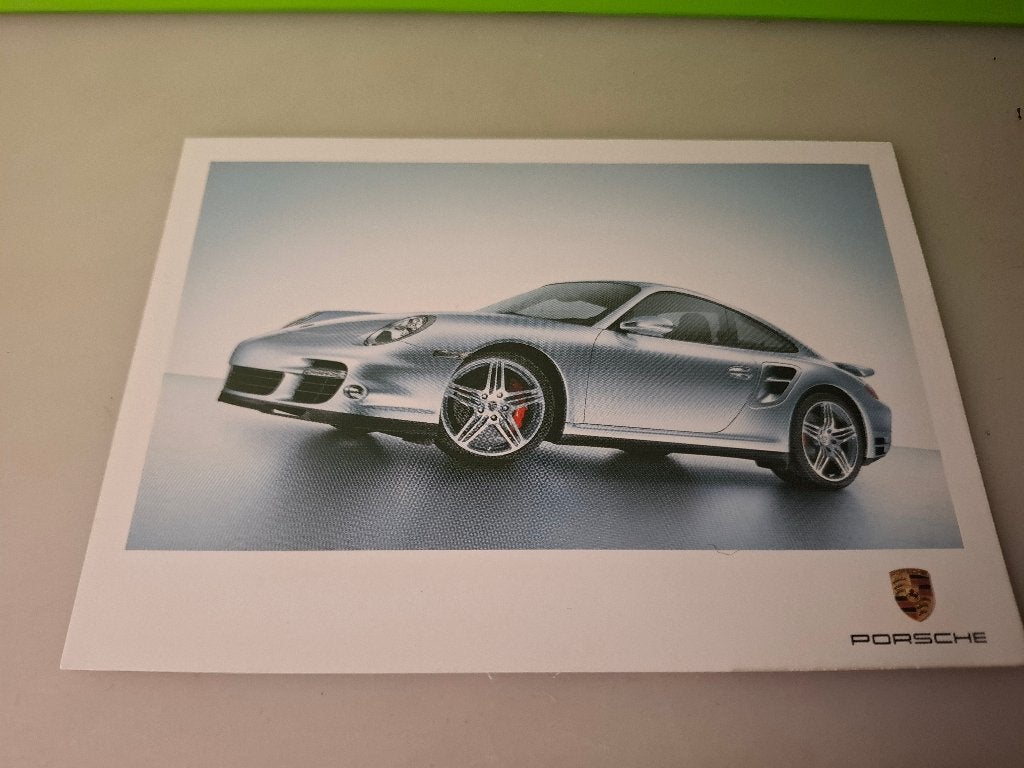 Kaart - Porsche 911, Verzamelen, Ophalen of Verzenden, Nieuw, Auto's