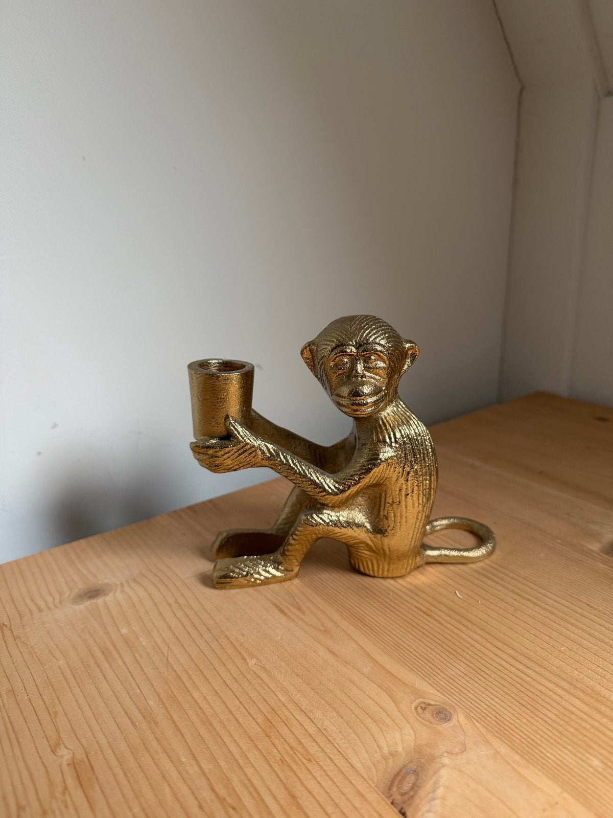 Gouden Apen Kandelaar, Ophalen, Koper of Brons