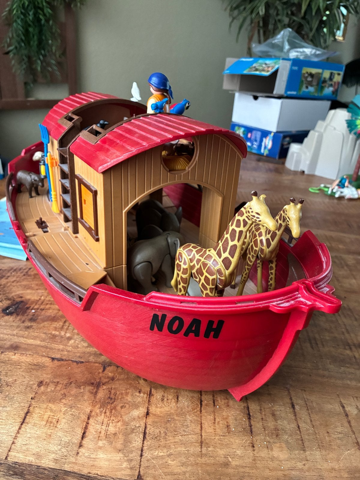 Playmobil Ark van Noach met Dieren en Figuren, Kinderen en Baby's, Speelgoed | Playmobil, Ophalen, Gebruikt, Losse onderdelen