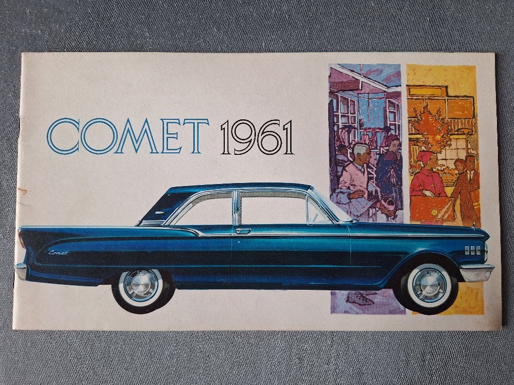 Brochure FORD COMET - 1961 NL, Verzenden, Gelezen, Ford