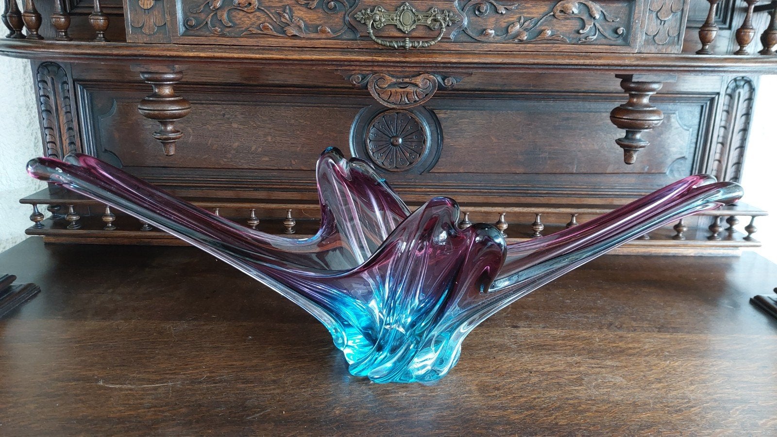 glazen schaal, Schaal, Rond, Ophalen of Verzenden, Glas