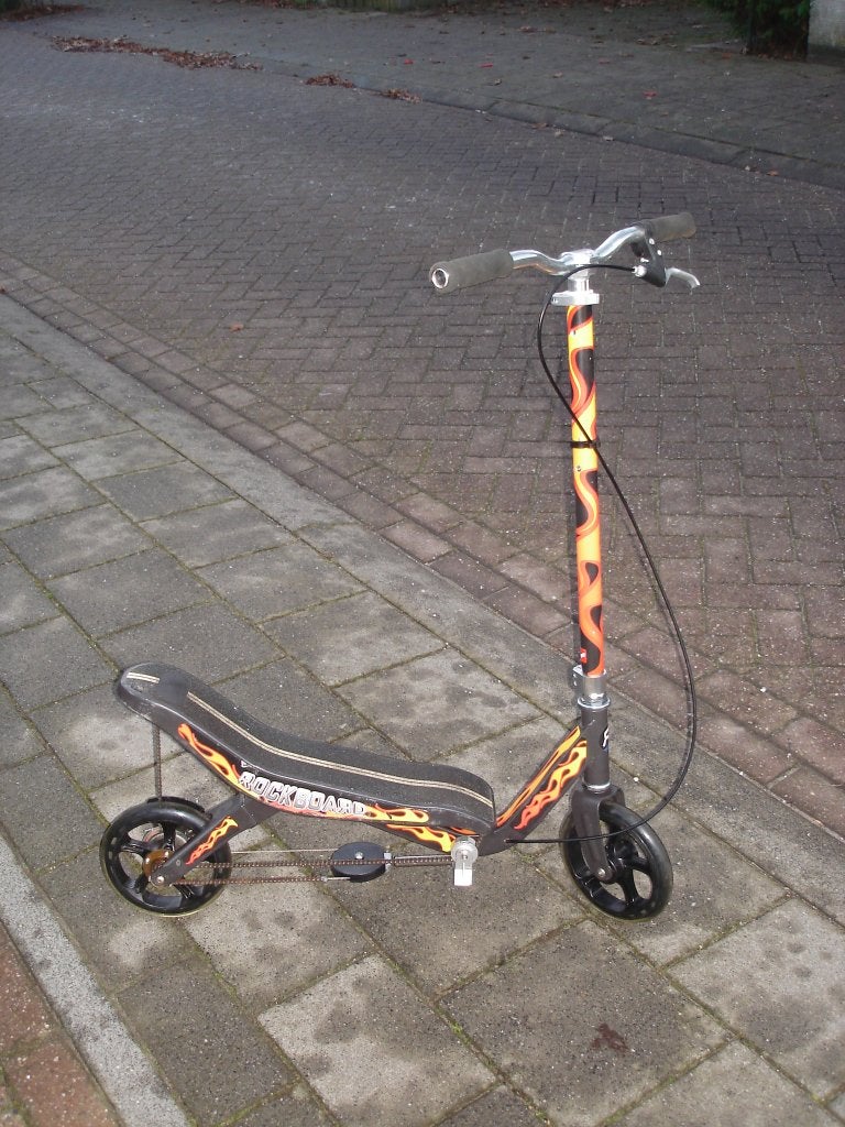 Rockboard RBX Step Zwart, Ophalen, Zo goed als nieuw, Gewone step, Space Scooter