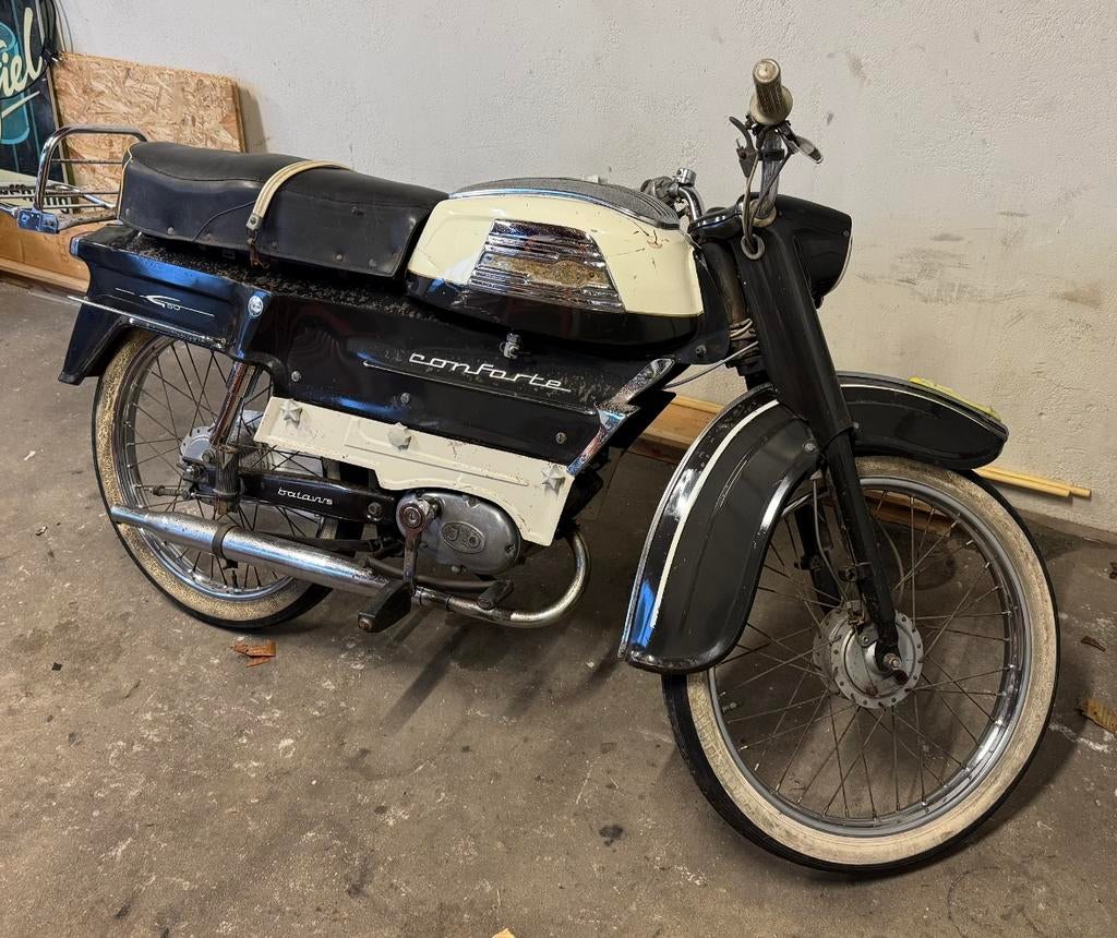 Batavus Conforte G50 (1963) – 3v JLO, Fietsen en Brommers, Overige merken, Maximaal 45 km/u, Ophalen of Verzenden, 50 cc