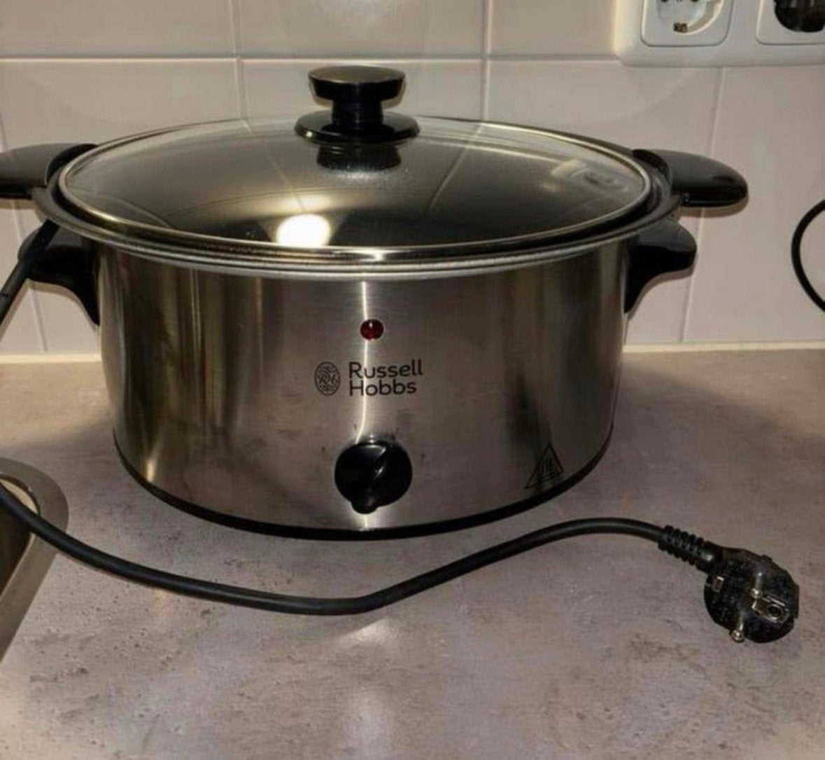 Russell Hobbs Slowcooker - Model 22740-56, Witgoed en Apparatuur, Slowcookers, Ophalen of Verzenden, Vaatwasmachinebestendig, Zo goed als nieuw