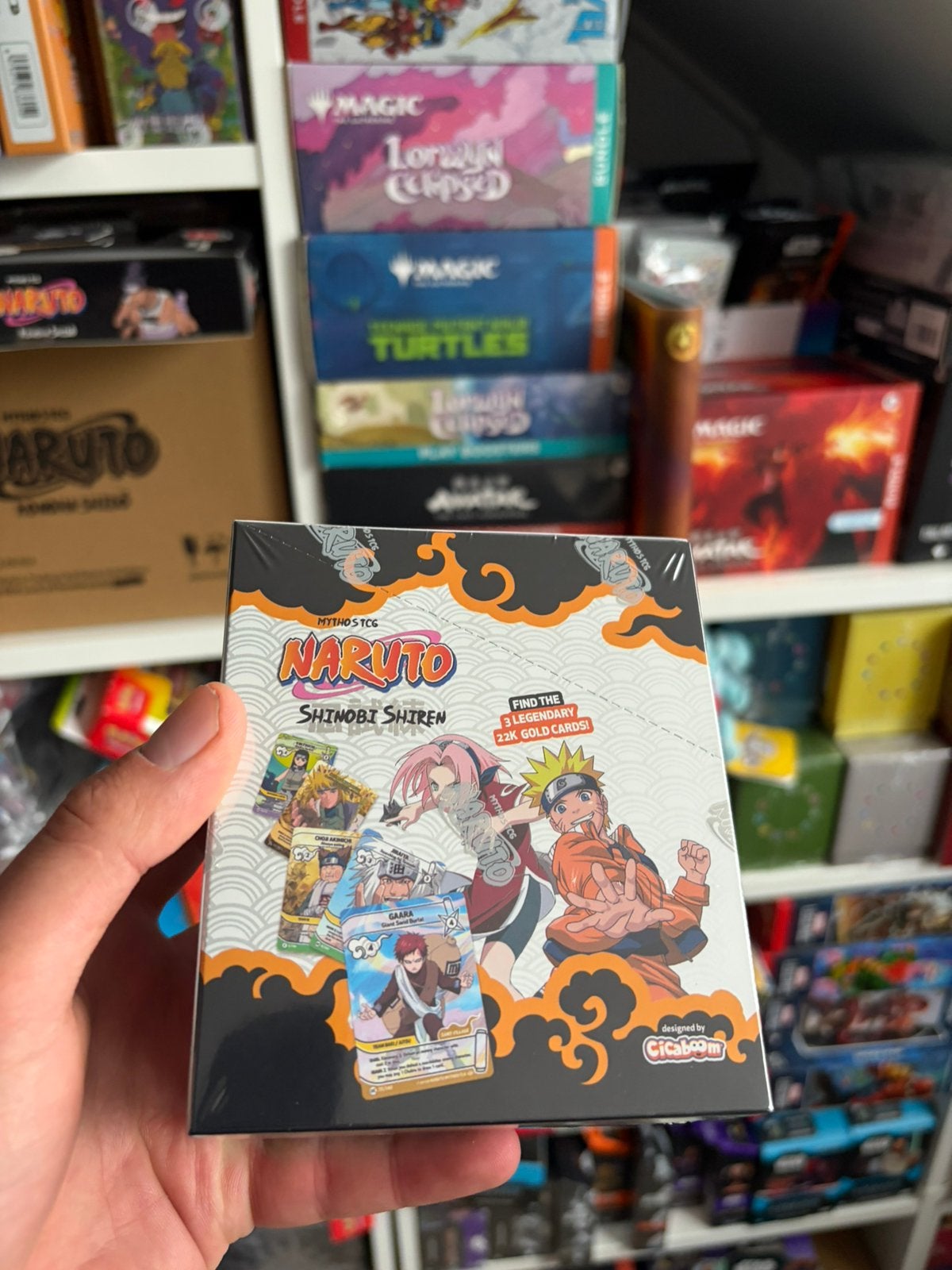 Naruto Mythos Set 2 Shinobi Shiren Booster Box 24 Packs 1st, Ophalen of Verzenden, Nieuw, Boosterbox