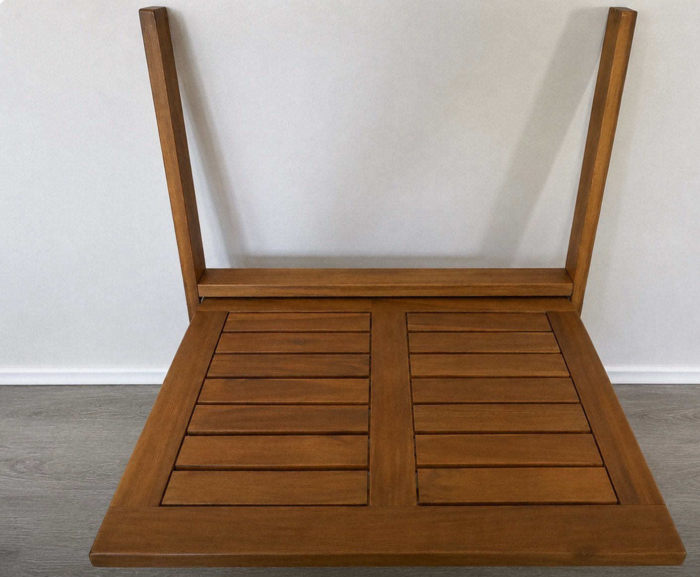Balkontafeltje, Tuin en Terras, Tuintafels, Gebruikt, Rechthoekig, Hout, Ophalen
