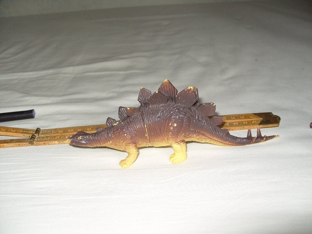 Stegosaurus 15 cm dierfiguur (geen Schleich), Verzamelen, Dierenverzamelingen, Gebruikt, Beeldje of Figuurtje, Overige soorten