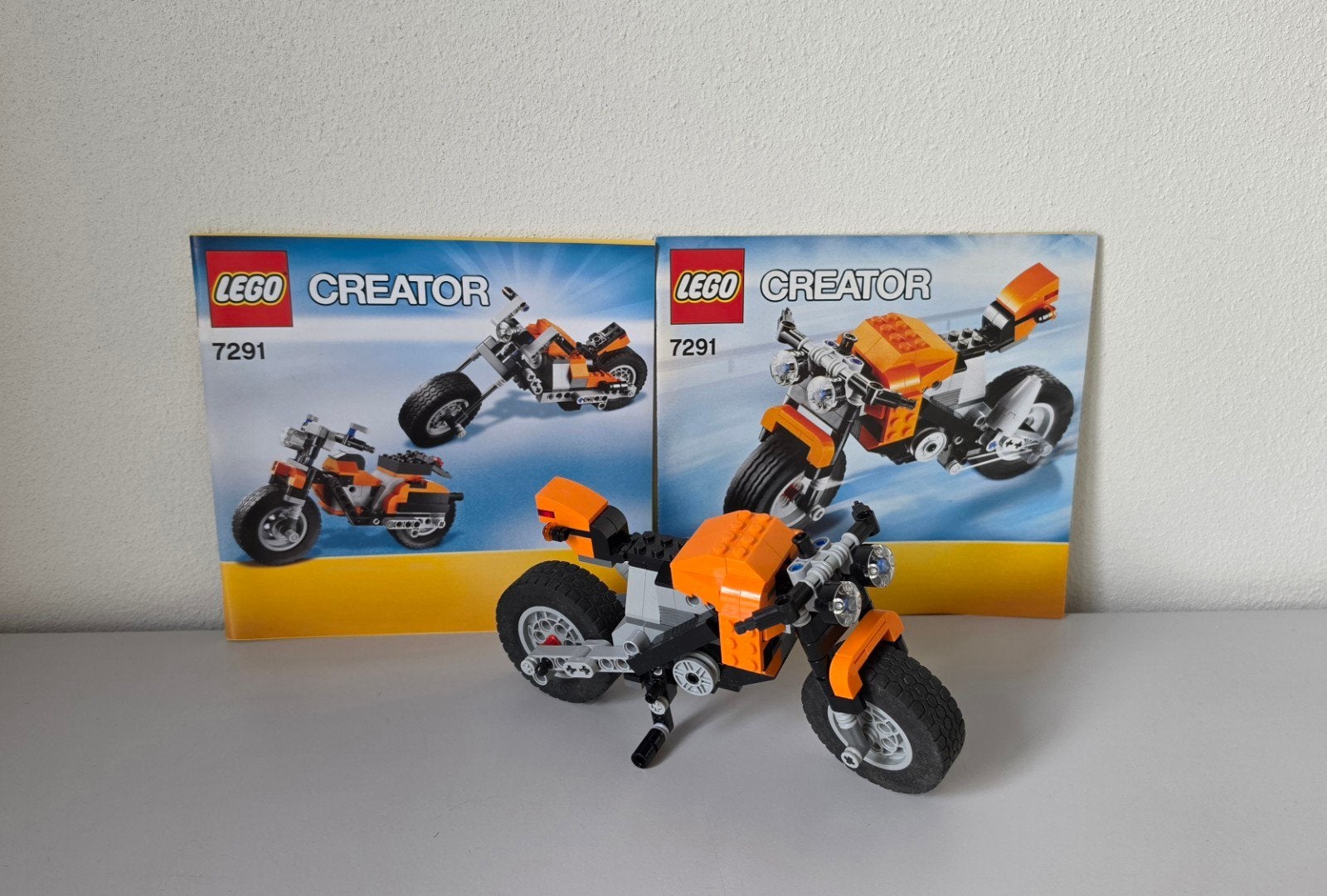LEGO Creator 7291 | Motorfiets conpleet, Ophalen of Verzenden, Gebruikt