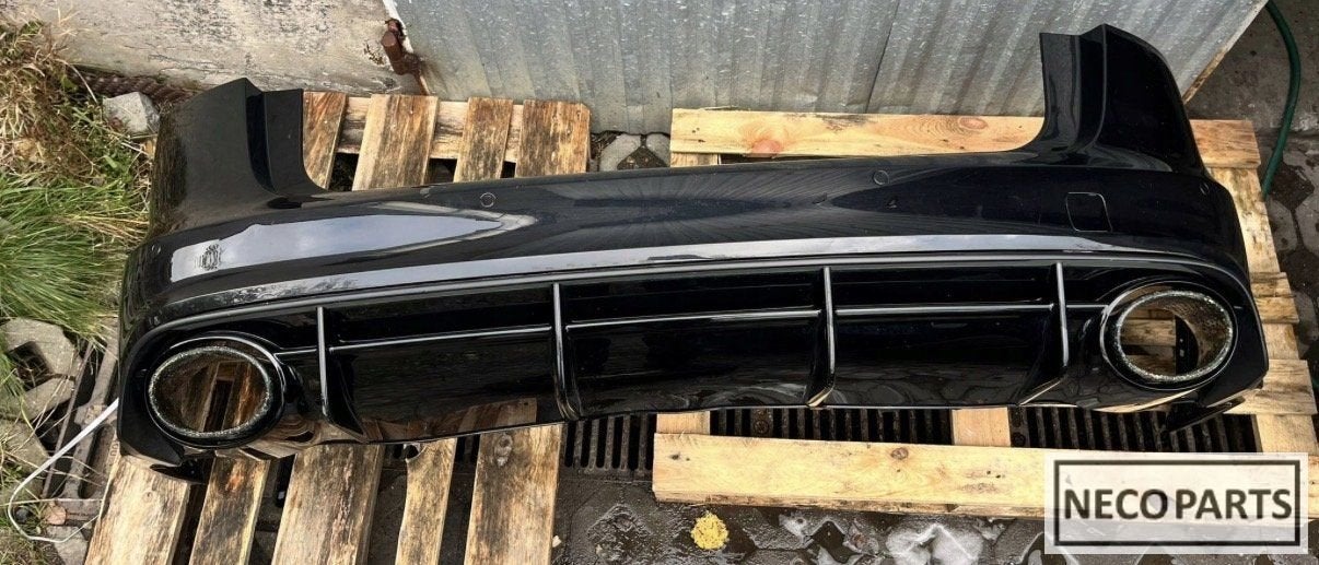 AUDI RS6 4G C7 4G9 FACELIFT 4XPDC ACHTERBUMPER COMPLEET, Gebruikt, -, Achter, -