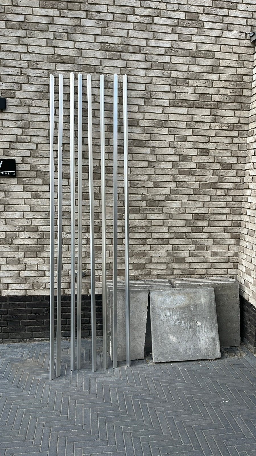 Dak trim set voor overkapping 3x6m - 8x2,5m latten, 4 hoeken, Ophalen, Nieuw, Overige typen