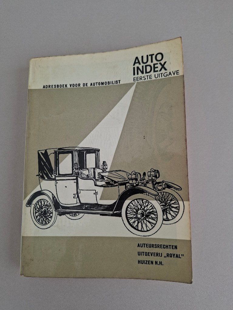 AUTO INDEX ADRESBOEK VOOR DE AUTOMOBILIST, Boeken, Verzenden, Gelezen, Algemeen
