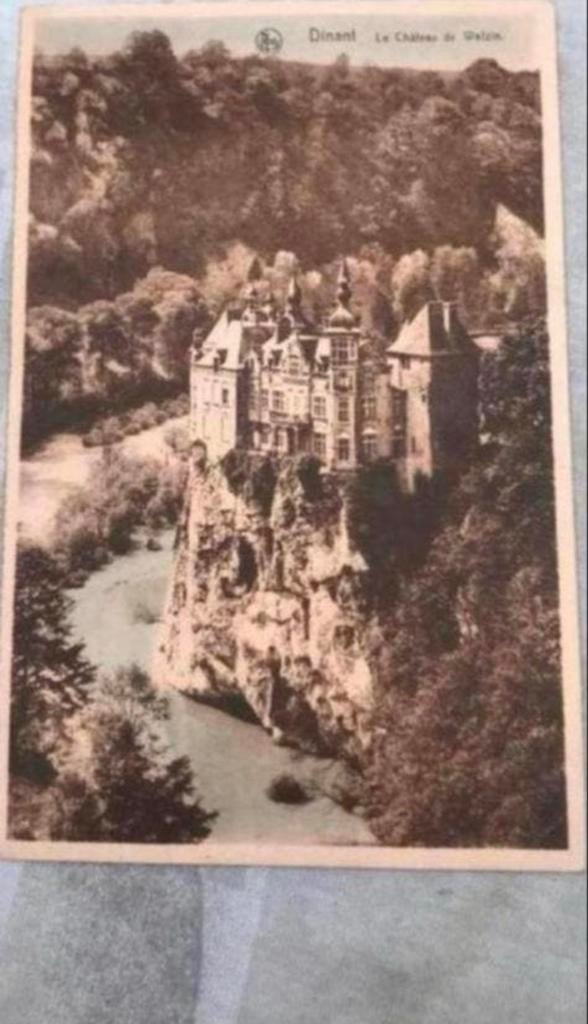 Oude ansichtkaart Kasteel Walzin, Dinant, Ophalen of Verzenden, Voor 1920, Ongelopen, Namen