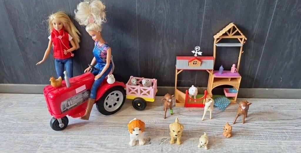 Barbie Farm, Kinderen en Baby's, Speelgoed | Poppen, Ophalen of Verzenden, Zo goed als nieuw, Barbie