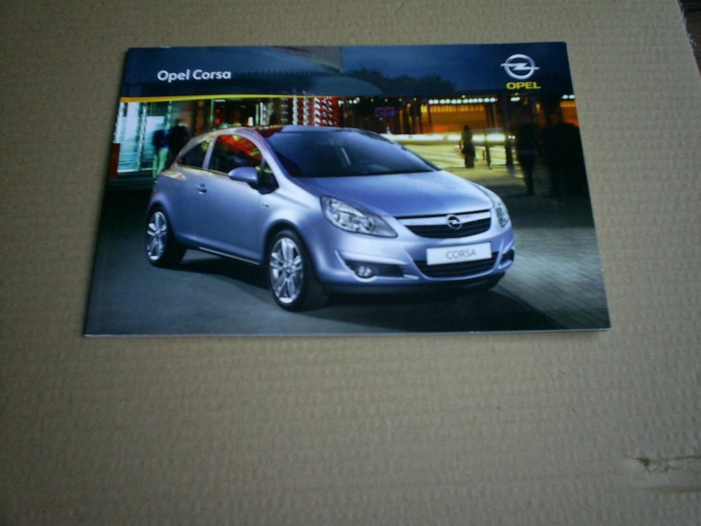 Opel Corsa 5 / 2009 44 pag. Deens, Verzenden, Zo goed als nieuw, Opel