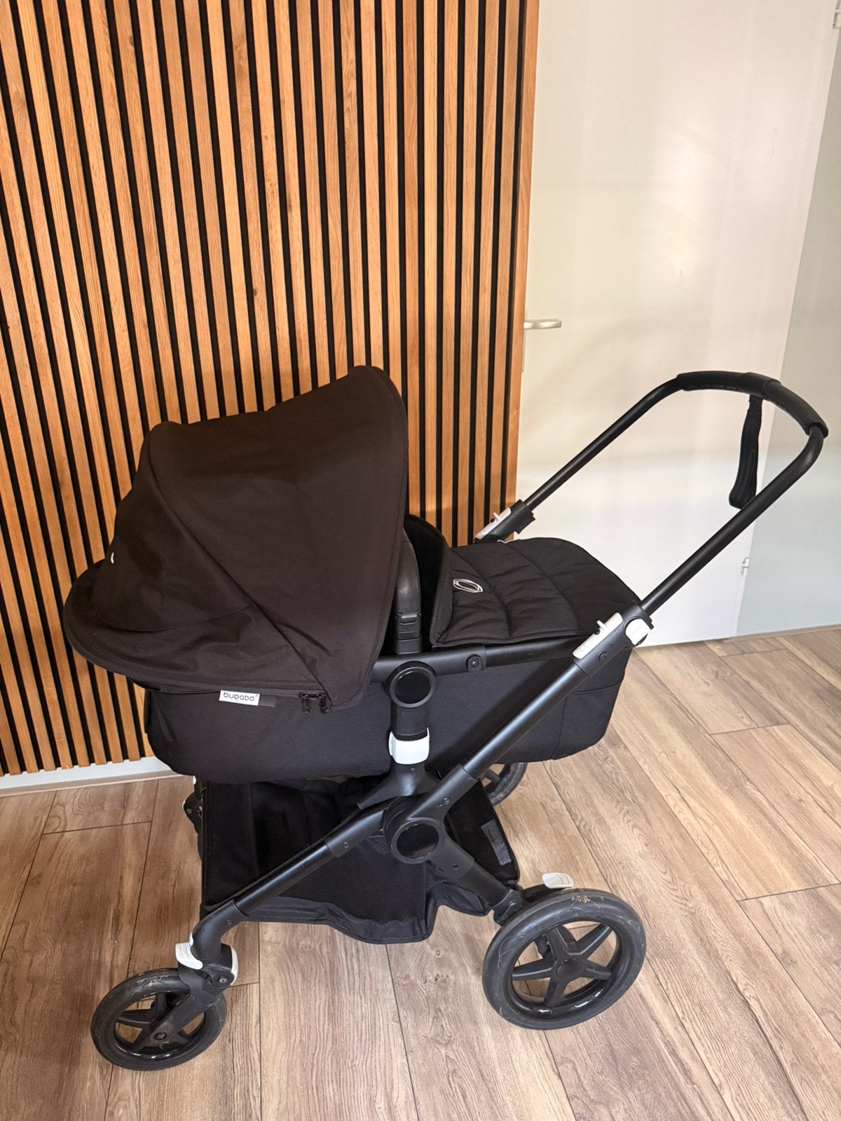 Bugaboo fox 2 kinderwagen 3-1 zwart, Gebruikt, Bugaboo, Verstelbare duwstang, Ophalen