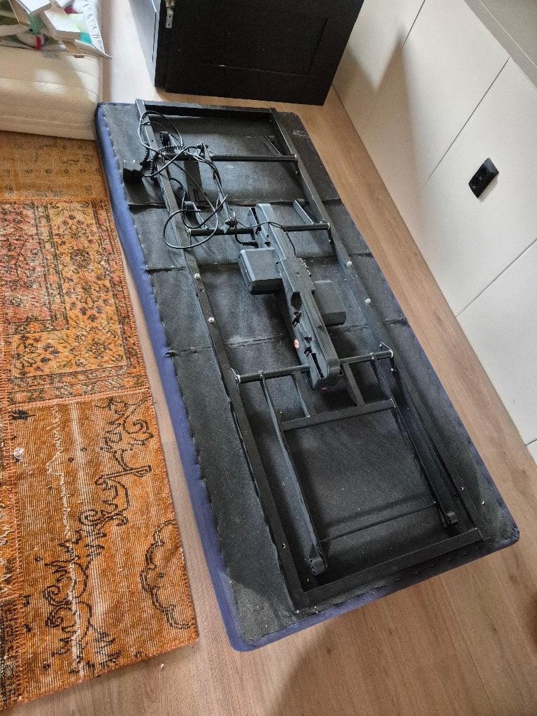 Elektrische Boxspring 90x200, Ophalen, Gebruikt, 90 cm, Eenpersoons