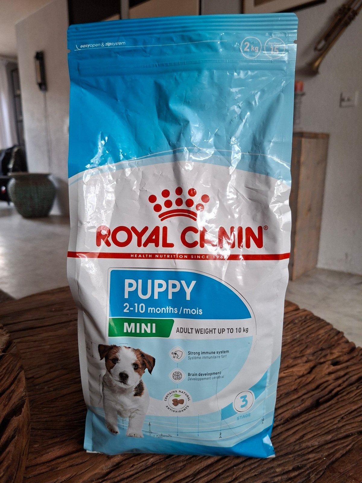 Royal Canin mini Puppy hondenvoer 2 kilo 2 - 10 mnd, Dieren en Toebehoren, Dierenvoeding, Ophalen of Verzenden, Hond