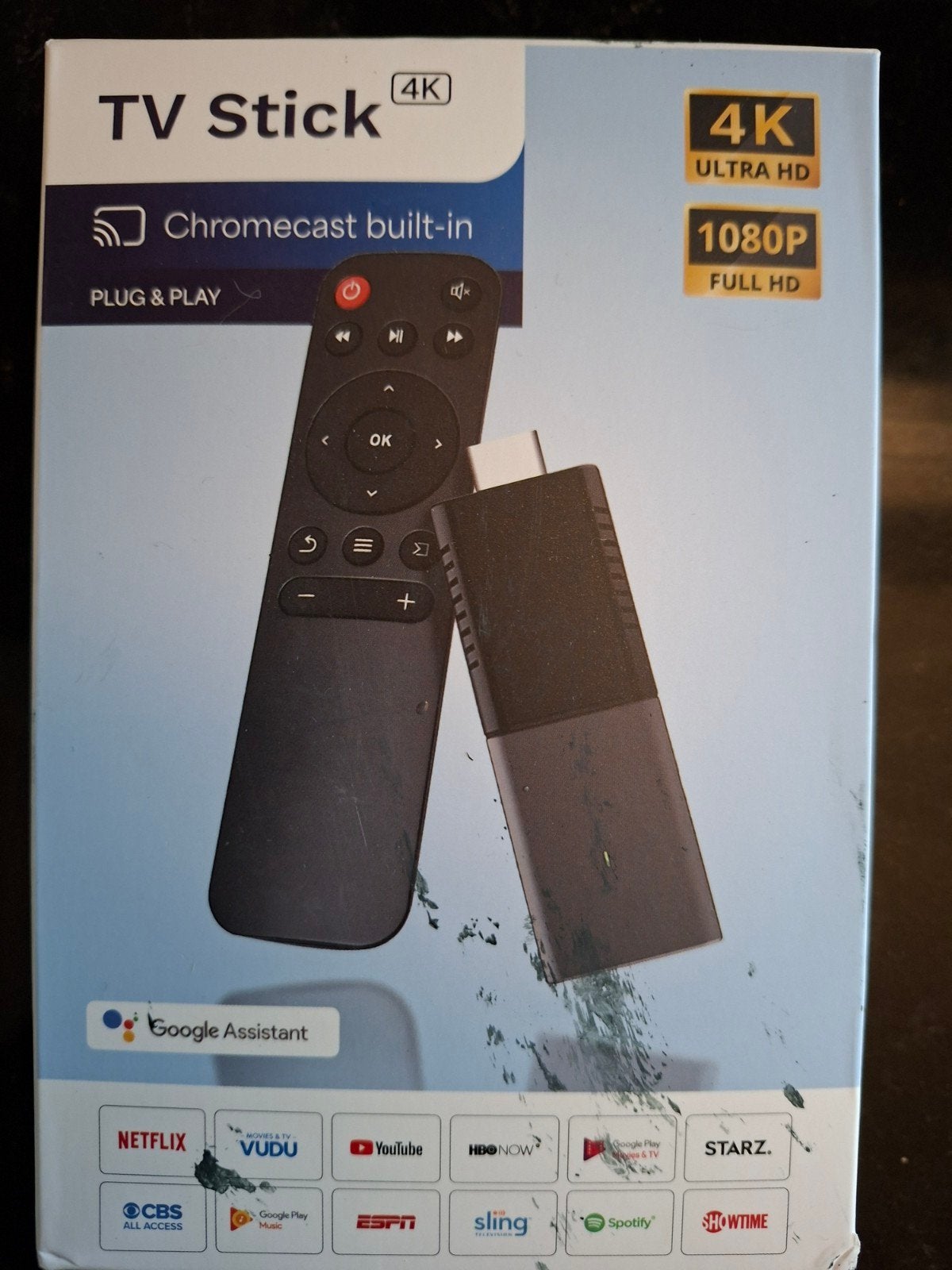 TV Stick 4K met Chromecast en Google Assistant, Ophalen of Verzenden, Nieuw, HDMI