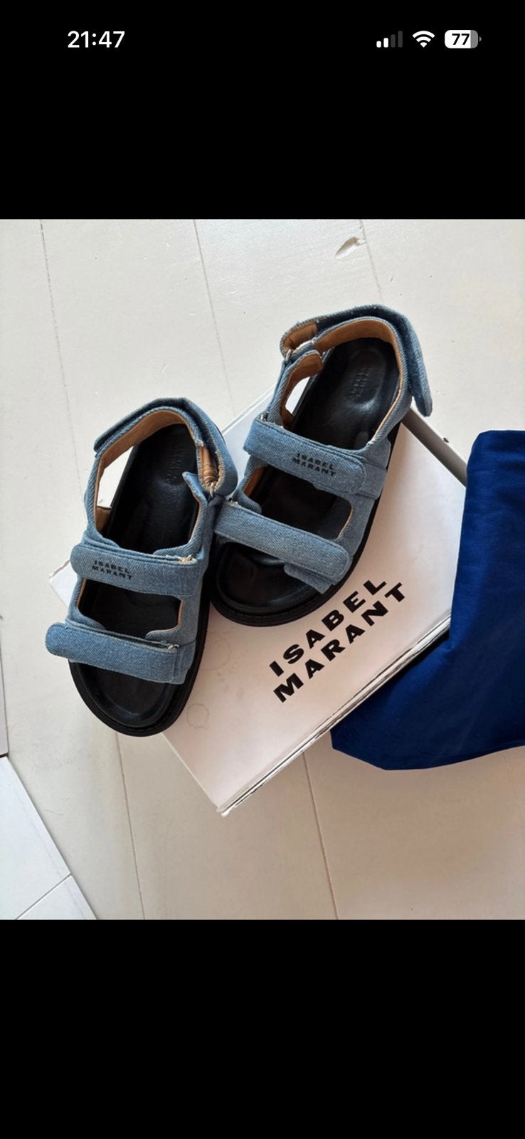 Sandalen isabel marant maat 39/40, Kleding | Dames, Schoenen, Ophalen of Verzenden, Zo goed als nieuw, Zwart, Sandalen of Muiltjes