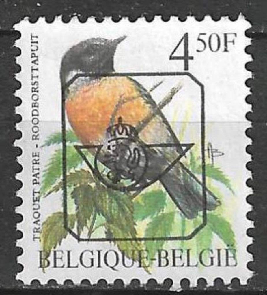 Belgie 1990 - OBP 825pre - Roodborsttapuit - 4.50 F. (ZG), Verzenden, Postfris, Voertuigen