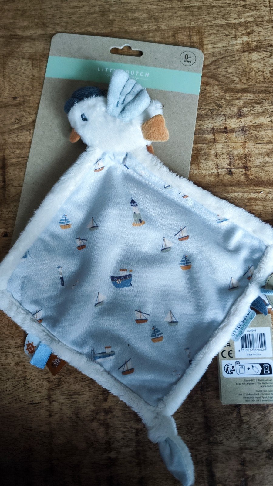 Little Dutch Knuffeldoek Sailors Bay Zeemeeuw, Ophalen of Verzenden