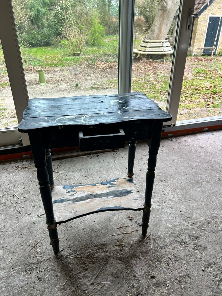 Opknappertje sidetable, 100 tot 150 cm, Ophalen of Verzenden, Zo goed als nieuw, 25 tot 50 cm