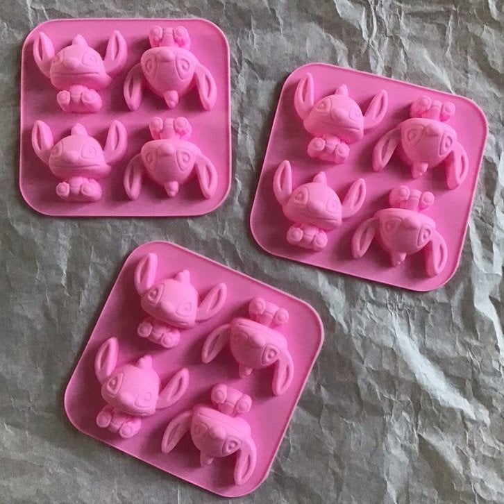 Stitch Siliconen bakvorm mal zeep snoep koek cake gips vorm, Ophalen of Verzenden, Nieuw, Servies