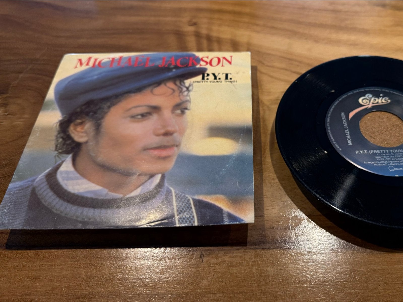Michael Jackson - P.Y.T. (Pretty Young Thing) Single, Gebruikt, Originele persing, 7 inch, Ophalen of Verzenden