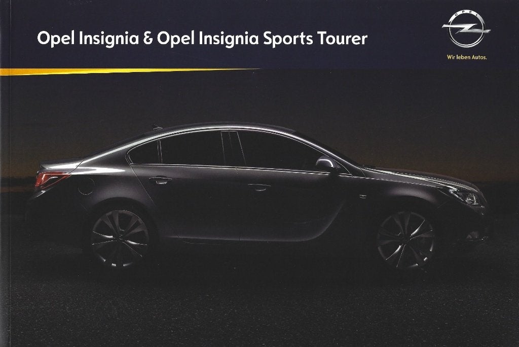 Brochure Opel Insignia 2011, Ophalen of Verzenden, Gelezen, Opel