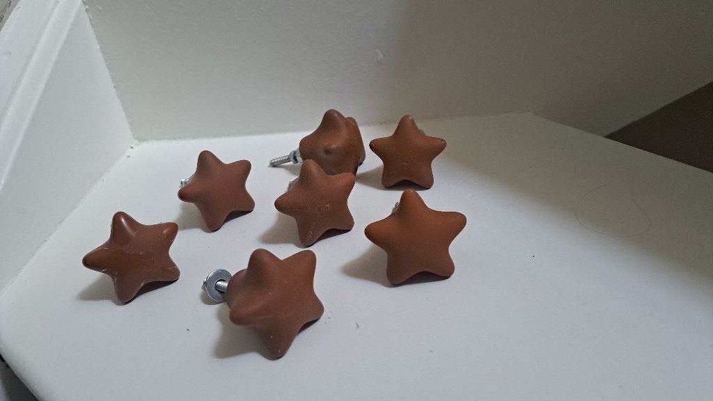 Leuke set Kastknoppen handgrepen 7x, Ophalen of Verzenden, Zo goed als nieuw, Overige materialen, Overige typen