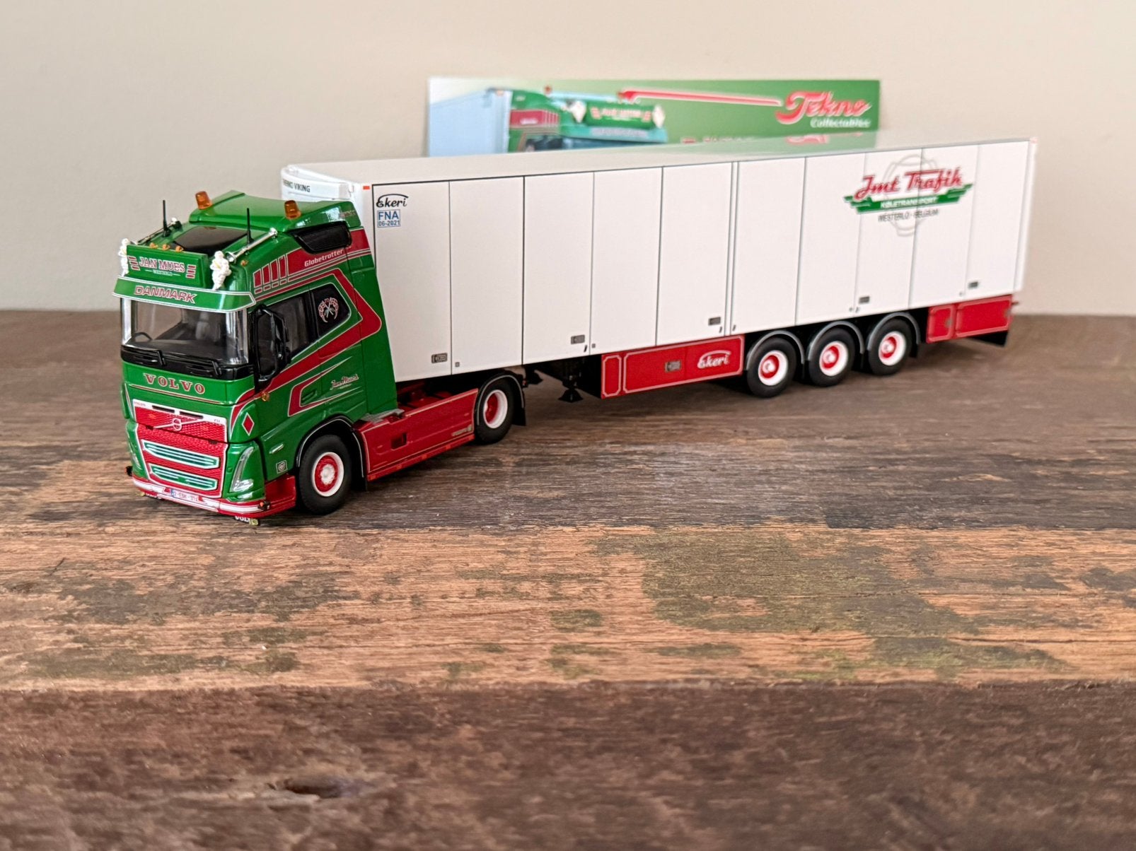 Tekno - Volvo FH5 Jan Mues, Ophalen of Verzenden, Zo goed als nieuw, Bus of Vrachtwagen, Tekno